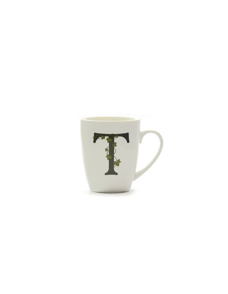 La Porcellana Bianca-Atupertu Mug Lettera T Cc 380 Gb 380 Cm Gift Box