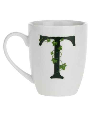 La Porcellana Bianca-Atupertu Mug Lettera T Cc 380 Gb 380 Cm Gift Box