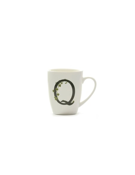 La Porcellana Bianca-Atupertu Mug Lettera Q Cc 380 Gb 380 Cm Gift Box