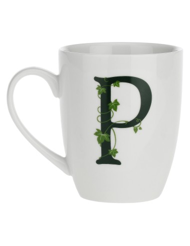 La Porcellana Bianca-Atupertu Mug Lettera P Cc 380 Gb 380 Cm Gift Box