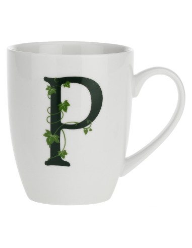 La Porcellana Bianca-Atupertu Mug Lettera P Cc 380 Gb 380 Cm Gift Box