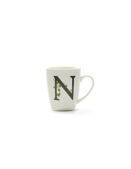 La Porcellana Bianca-Atupertu Mug Lettera N Cc 380 Gb 380 Cm Gift Box