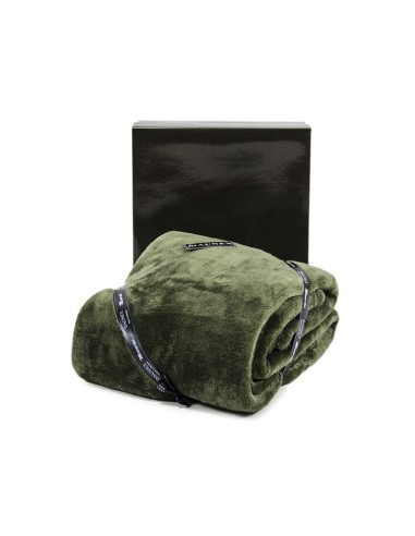 Daunex-  Plaid Microtec Coperta tinta unita in scatola abbinata cm 160 x 210
variante verde