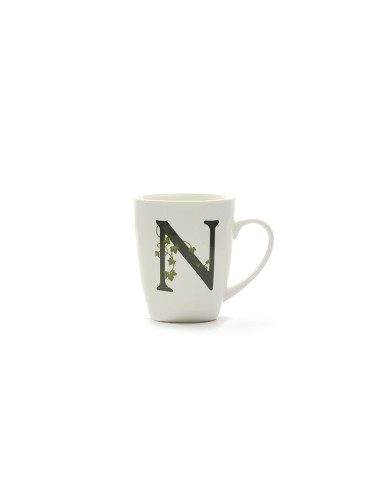 La Porcellana Bianca-Atupertu Mug Lettera N Cc 380 Gb 380 Cm Gift Box