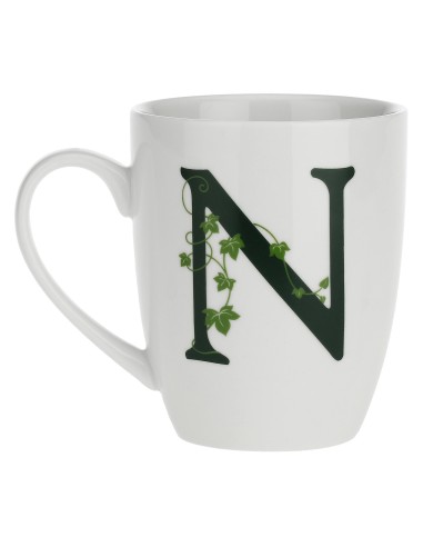La Porcellana Bianca-Atupertu Mug Lettera N Cc 380 Gb 380 Cm Gift Box