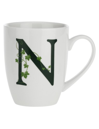La Porcellana Bianca-Atupertu Mug Lettera N Cc 380 Gb 380 Cm Gift Box