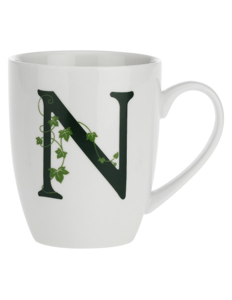 La Porcellana Bianca-Atupertu Mug Lettera N Cc 380 Gb 380 Cm Gift Box