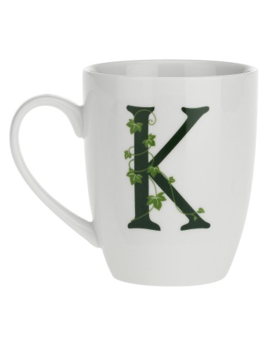 La Porcellana Bianca-Atupertu Mug Lettera K Cc 380 Gb 380 Cm Gift Box