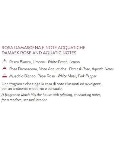 L'Oca Nera - Refill ml 500 Rosa Damascena e Note acquatiche