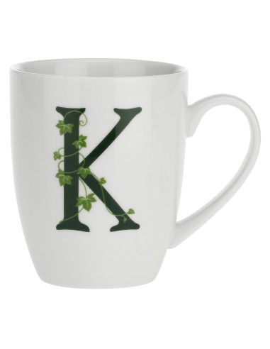 La Porcellana Bianca-Atupertu Mug Lettera K Cc 380 Gb 380 Cm Gift Box