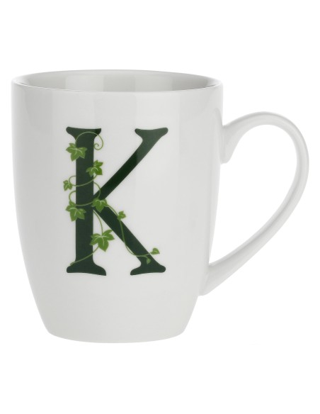La Porcellana Bianca-Atupertu Mug Lettera K Cc 380 Gb 380 Cm Gift Box