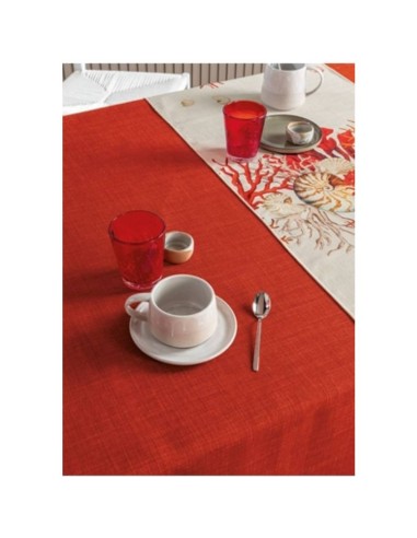 L'Oca Nera - Peperoncino - Tovaglia Antimacchia cm 155 x 230 · 8 posti
