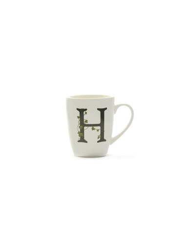 La Porcellana Bianca-Atupertu Mug Lettera H Cc 380 Gb 380 Cm Gift Box