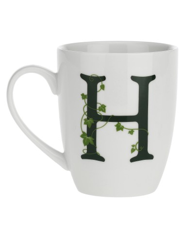 La Porcellana Bianca-Atupertu Mug Lettera H Cc 380 Gb 380 Cm Gift Box