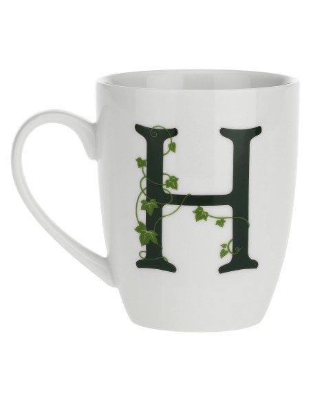 La Porcellana Bianca-Atupertu Mug Lettera H Cc 380 Gb 380 Cm Gift Box