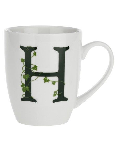 La Porcellana Bianca-Atupertu Mug Lettera H Cc 380 Gb 380 Cm Gift Box