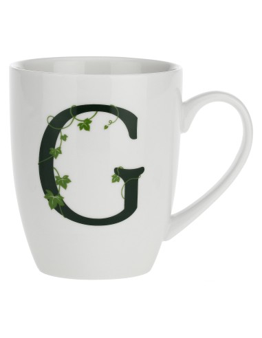 La Porcellana Bianca-Atupertu Mug Lettera G Cc 380 Gb 380 Cm Gift Box
