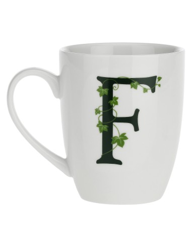 La Porcellana Bianca-Atupertu Mug Lettera F Cc 380 Gb 380 Cm Gift Box