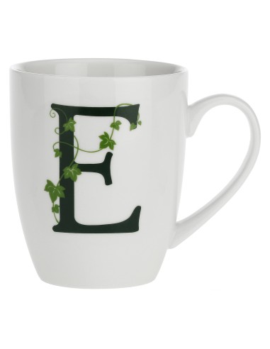 La Porcellana Bianca-Atupertu Mug Lettera E Cc 380 Gb 380 Cm Gift Box