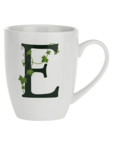 La Porcellana Bianca-Atupertu Mug Lettera E Cc 380 Gb 380 Cm Gift Box