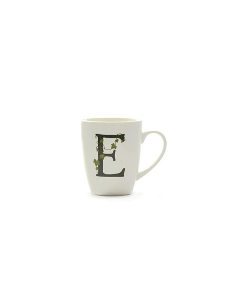 La Porcellana Bianca-Atupertu Mug Lettera E Cc 380 Gb 380 Cm Gift Box