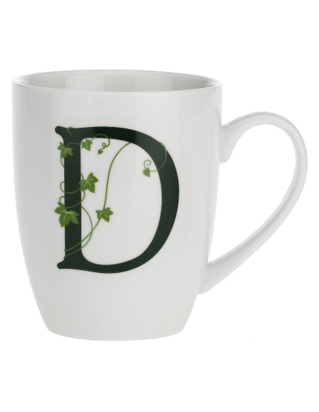 La Porcellana Bianca-Atupertu Mug Lettera D Cc 380 Gb 380 Cm Gift Box