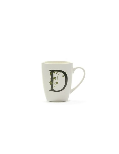 La Porcellana Bianca-Atupertu Mug Lettera D Cc 380 Gb 380 Cm Gift Box