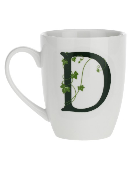La Porcellana Bianca-Atupertu Mug Lettera D Cc 380 Gb 380 Cm Gift Box