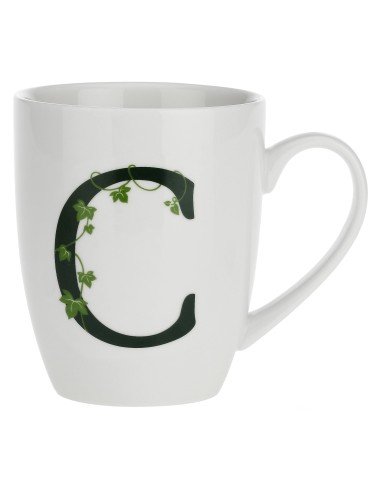 La Porcellana Bianca-Atupertu Mug Lettera C Cc 380 Gb 380 Cm Gift Box