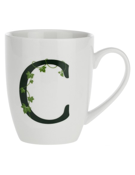 La Porcellana Bianca-Atupertu Mug Lettera C Cc 380 Gb 380 Cm Gift Box
