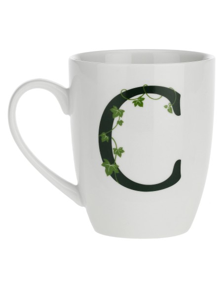 La Porcellana Bianca-Atupertu Mug Lettera C Cc 380 Gb 380 Cm Gift Box