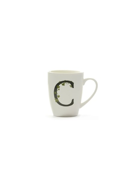 La Porcellana Bianca-Atupertu Mug Lettera C Cc 380 Gb 380 Cm Gift Box