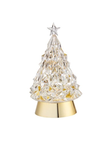 L'Oca Nera - Boule De Neige Albero con Musica, Led e  Movimento continuo  Ø12,5x22h