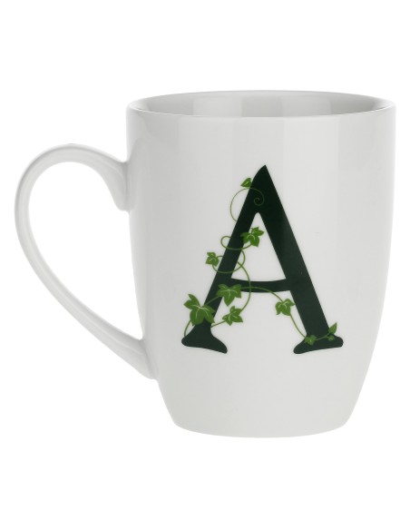 La Porcellana Bianca-Atupertu Mug Lettera A Cc 380 Gb 380 Cm Gift Box