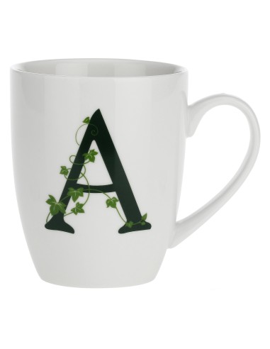 La Porcellana Bianca-Atupertu Mug Lettera A Cc 380 Gb 380 Cm Gift Box