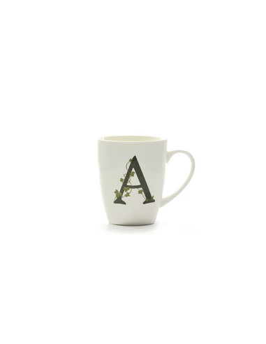La Porcellana Bianca-Atupertu Mug Lettera A Cc 380 Gb 380 Cm Gift Box