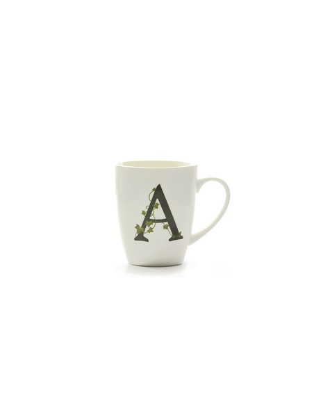 La Porcellana Bianca-Atupertu Mug Lettera A Cc 380 Gb 380 Cm Gift Box