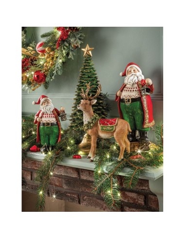 L'Oca Nera - Ghirlanda con Palline Decorate con 40 Led Ø55