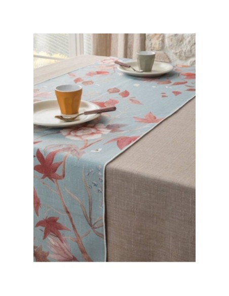 L'Oca Nera - Zenzero - Tovaglia Antimacchia cm 155 x 155 · 4 posti