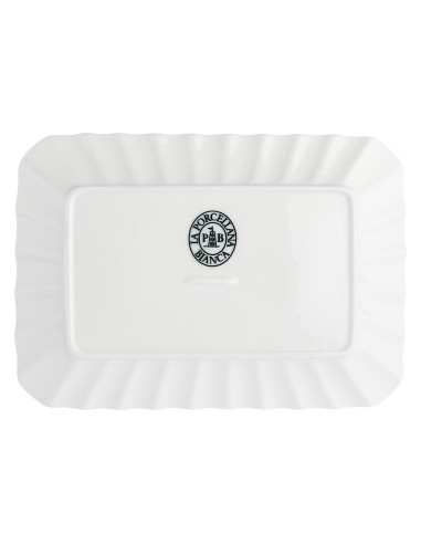 La Porcellana Bianca-Ducale Vass.Rettangolare 20X13 Cm. Gb Gift Box