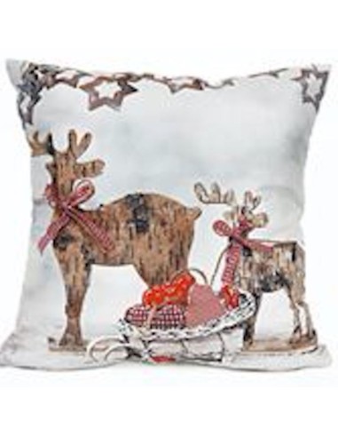 Daunex - Serie Santa Claus Cuscino con Luci A  Led 40x40