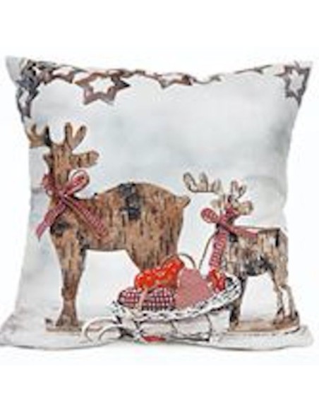 Daunex - Serie Santa Claus Cuscino con Luci A  Led 40x40