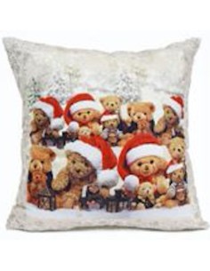 Daunex - Serie Santa Claus Cuscino con Luci A  Led 40x40 2