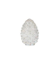 L'Oca Nera - PIGNA PICCOLA CON LEDS Ø cm 12x18 h BAGLIORI DI GHIACCIO