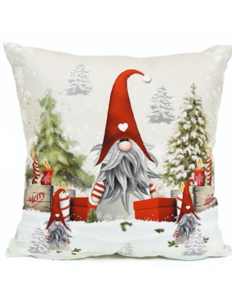 Daunex - Serie Santa Claus Cuscino con Luci A  Led 40x40
