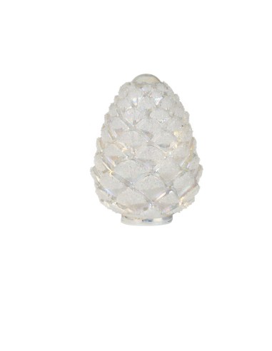 L'Oca Nera - PIGNA GRANDE CON LEDS Ø cm 15x21 h BAGLIORI DI GHIACCIO