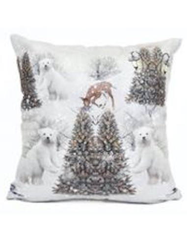 Daunex - Serie Santa Claus Cuscino con Luci A  Led 40x40