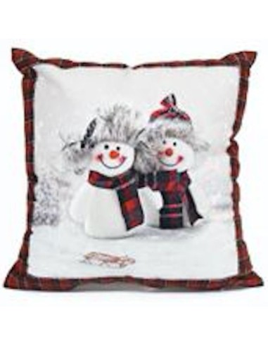 Daunex - Serie Santa Claus Cuscino con Luci A  Led 40x40