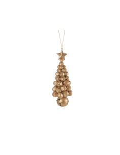 L'Oca Nera - PENDENTE ALBERO CAMPANELLE GRANDE Ø cm 8x23 h FESTA DI CAMPANELLI