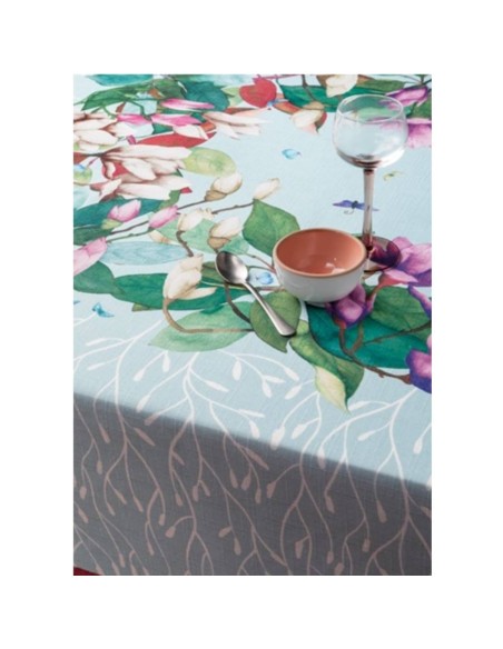 L'Oca Nera - Magnolia - Tovaglia Antimacchia cm 155 x 155 · 4 posti